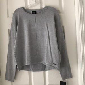 MPG Gray NWT Top. Size Medium. Cropped. Cotton
